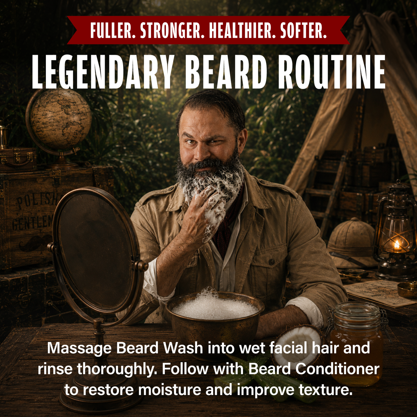 Beard Shampoo and Conditioner Set