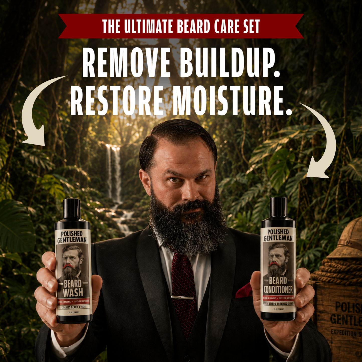 Beard Shampoo and Conditioner Set